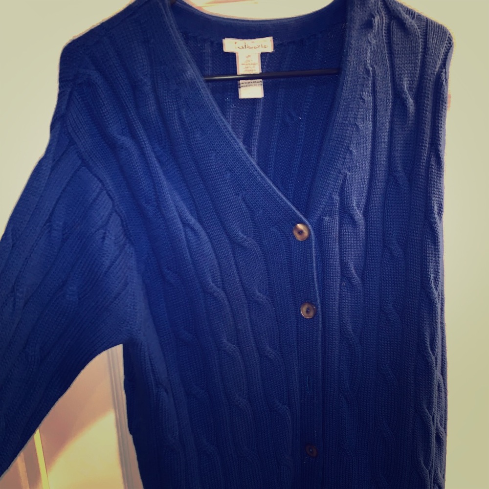 Talbots Blue Cardigan